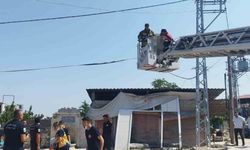 Elektrik direğinde asılı bulunan şahsın kimliği belirlendi