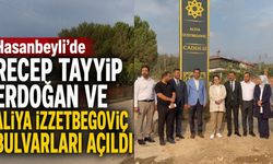 Hasanbeyli'de Recep Tayyip Erdoğan ve Aliya İzzetbegoviç Bulvarları Açıldı