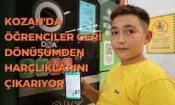 Kozan'da öğrenciler geri dönüşümden harçlıklarını çıkarıyor