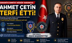 Osmaniye Emniyet Müdür Yardımcısı Ahmet Çetin terfi etti