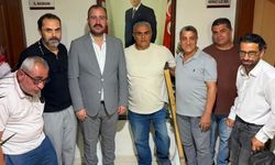 Osmaniye MHP’de Dikkat Çeken Ziyaret! Engellilerden Tuncer’e Tebrik