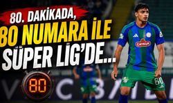Sırtında 80 Numara! Osmaniyeli Mustafa Coşkun Süper Lig Sahnesinde