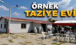 Osmaniye'de Mahalle İmkanlarıyla Yapılan Taziye Evi Herkese Örnek Olmalı