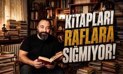 Osmaniyeli Gazetecinin Evi Adeta kütüphane Gibi