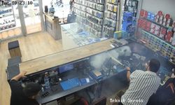 Osmaniye'de Teknik Serviste Korkutan Patlama! O Anlar Güvenlik Kamerasında
