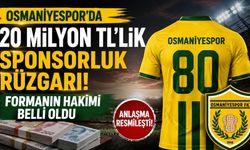 Osmaniyespor'da 20 Milyon TL'lik Sponsorluk Rüzgarı! Formanın Hakimi Belli Oldu