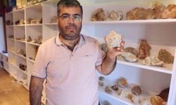 Sedat Çam doğal taş koleksiyonculuğuna başladı
