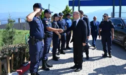 Vali Serdengeçti'den Jandarma Personeline Moral Ziyareti