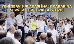 Yeni servis plakası ihale kararına servisçiler tepki gösterdi