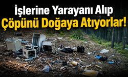 İşlerine Yarayanı Alıp Çöpünü Doğaya Atıyorlar! Zorkun Karanlık Dere Hurdacıların İnsafına Kaldı!
