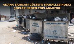 Adana Sarıçam Gültepe Mahallesindeki çöpler neden toplanmıyor