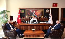 Aile ve Sosyal Hizmetler İl Müdürü Naci Yılmaz’dan Rektör Uzun’a Ziyaret