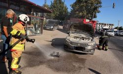 Hatay Belen'de otomobil yangını nasıl çıktı