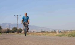 Hataylı 85 yaşındaki Adam otuz beş yıldır sadece bisiklet kullanıyor