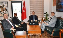 Kadirli'de Devir Teslim Töreni Sonrası Kaymakam Dolu'ya Ziyaret
