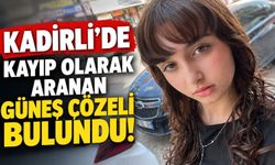 Kadirli’de Kayıp Olarak Aranan Güneş Çözeli Bulundu!