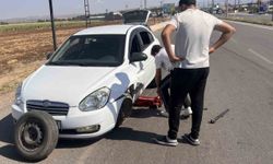 KPSS sonrası evine giden sürücü kaza yaptı
