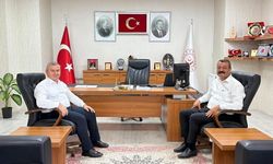 Başkan Ökkeş Aksoy’dan Aile ve Sosyal Hizmetler İl Müdürü Naci Yılmaz’a Ziyaret