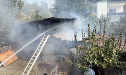 Yenimahalle’de Alevlere Teslim Olan Ahır Küle Döndü