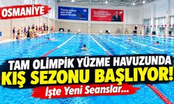 Osmaniye Tam Olimpik Yüzme Havuzunda Kış Sezonu Başlıyor! İşte Yeni Seanslar...