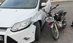 Osmaniye’de Otomobil ile Motosiklet Çarpıştı!