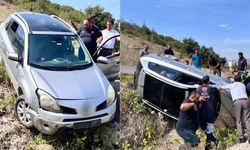 Osmaniye’de Virajı Alamayan Otomobil Devrildi: 1 Yaralı