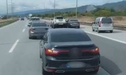 Otoyolunda Düğün Konvoyu Oluşturan Sürücülere Ceza Kesildi