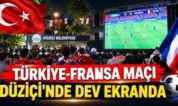 Türkiye-Fransa Maçı Düziçi'nde Dev Ekranda
