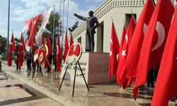 28 Ekim Osmaniye'de Çelenk Sunma Töreni Gerçekleştirildi