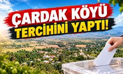 Çardak Köyünde kritik oylama tamamlandı, fark sadece 36 oy!
