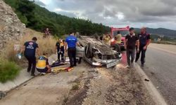 Hatay Yayladağı Eğerci Mahallesinde Otomobil Takla Attı