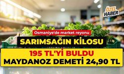 Sarımsağın kilosu 195 TL'yi buldu. Bir demet maydanoz 24,90 TL