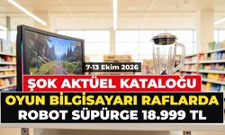 ŞOK AKTÜEL 7-13 EKİM 2026 KATALOĞU - (TAM LİSTE) || ŞOK'ta bu hafta hangi ürünler indirimde? Oyun bilgisayarı, robot süpürge, ıslak-kuru dikey süpürge, el blenderı