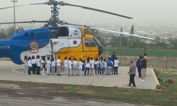 Minik Öğrenciler Yangın Helikopterini İnceledi