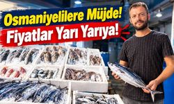 Av yasağı bitti, Osmaniye'de balık fiyatları neredeyse yarıya indi