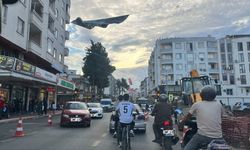 Osmaniye Alibeyli Mahallesi'nde Trafikte Tehlikeli Anlar