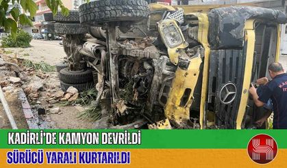 Osmaniye Kadirli’de Kamyon Kazası