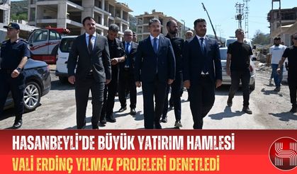 Osmaniye Valisi Yılmaz Hasanbeyli'de Yatırımları İnceledi