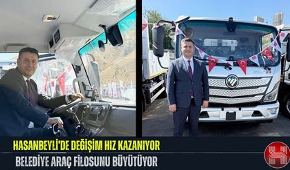 Hasanbeyli’de Değişim Hız Kazanıyor, Belediye Araç Filosunu Büyütüyor