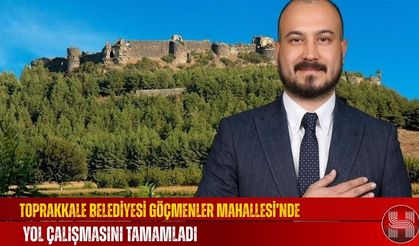 Toprakkale Belediyesi Göçmenler Mahallesi’nde Yol Çalışmasını Tamamladı