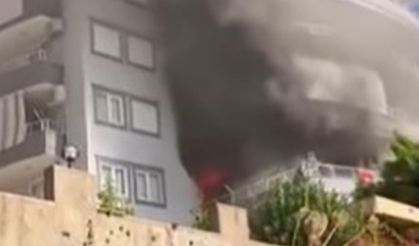 Alanya’da Apartman Dairesinde Yangın!