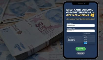 Asgari Ödeme Çilesine Son! Kredi Kartı Borçlularına Af Gibi 60 Ay Vade Ekranı Erişime Açıldı
