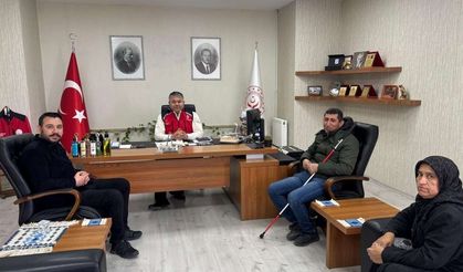 Osmaniye Altı Nokta Körler Derneği’nden Aile ve Sosyal Hizmetler İl Müdürlüğü’ne Ziyaret