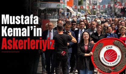 Osmaniye CHP'de Bayramlaşma Sokağa Taştı