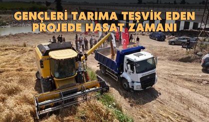 Gençleri Tarıma Teşvik Eden Projede Hasat Zamanı