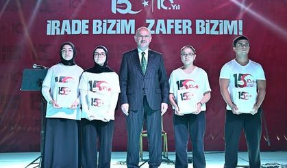 15 Temmuz Yarışmalarında Dereceye Giren Öğrenciler Ödüllendirildi