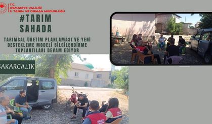 Daha Verimli Bir Tarım İçin Osmaniye'de Üretici ve Devlet El Ele Veriyor