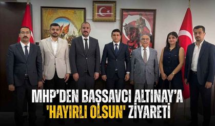 MHP Osmaniye Teşkilatından Başsavcı Tolga Han Altınay’a Ziyaret