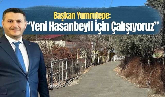 Hasanbeyli'de Beton Yol Yapım Çalışmaları Devam Ediyor