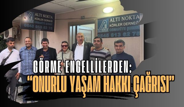 Altı Nokta Körler Derneği’nden Ödenek Çağrısı